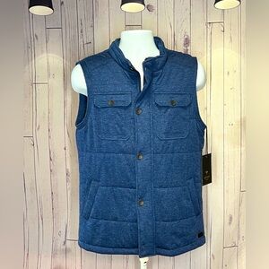 OUTPOST MAKERS Blue‎ sleeveless puffer vest size M.
